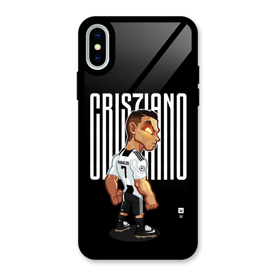 Soccer Star Glass Back Case for iPhone XS
