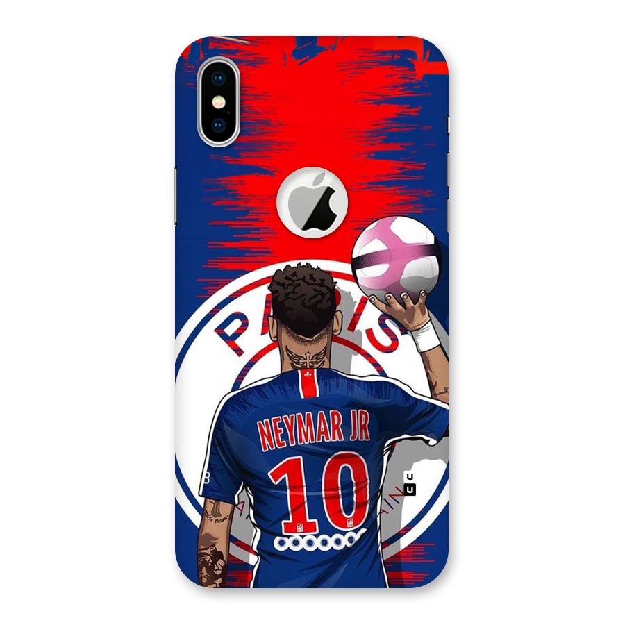 Soccer Star Junior Back Case for iPhone XS Logo Cut