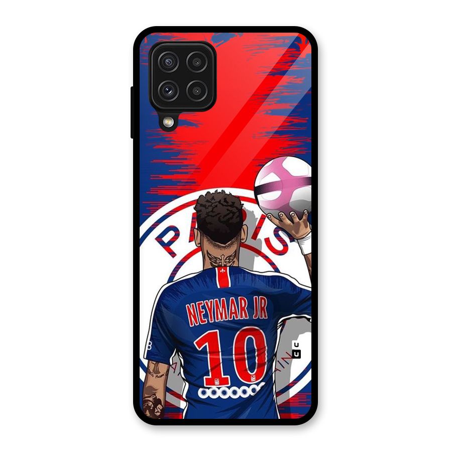 Soccer Star Junior Glass Back Case for Galaxy A22 4G