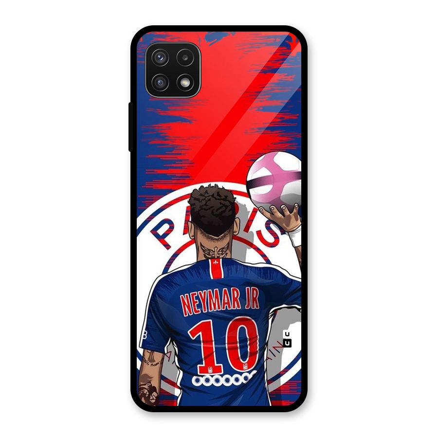 Soccer Star Junior Glass Back Case for Galaxy A22 5G