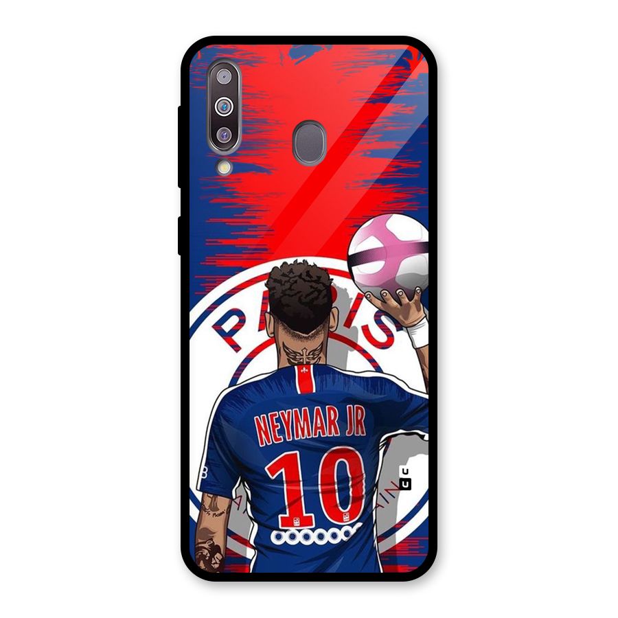 Soccer Star Junior Glass Back Case for Galaxy M30