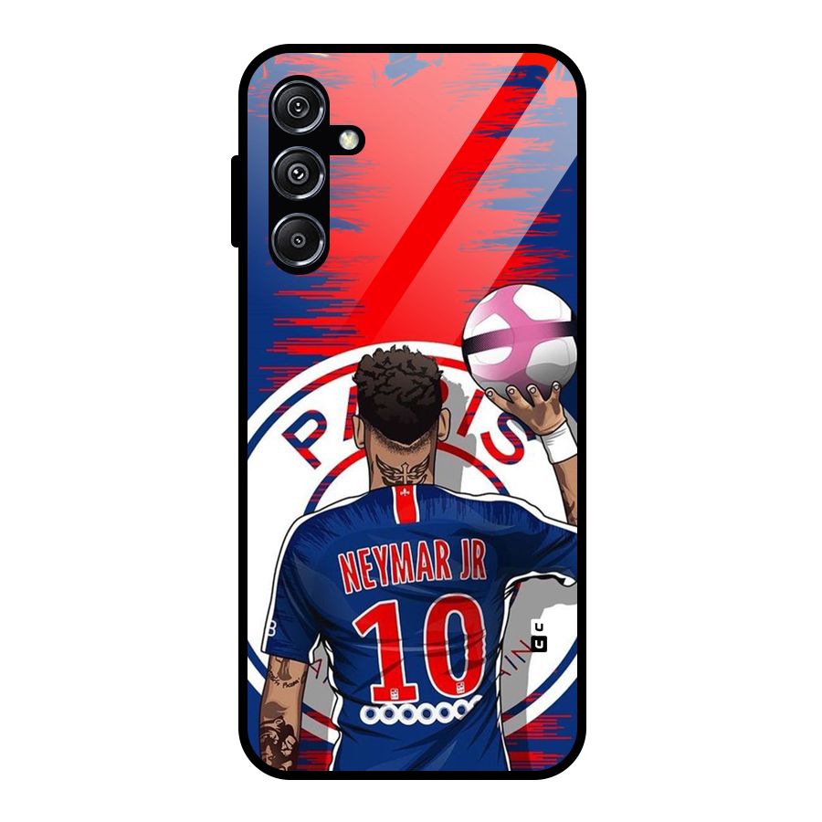 Soccer Star Junior Glass Back Case for Galaxy M34 5G