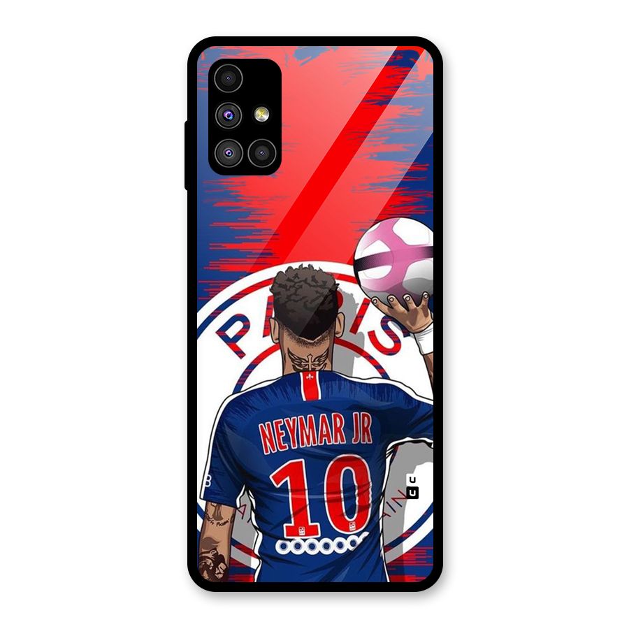 Soccer Star Junior Glass Back Case for Galaxy M51