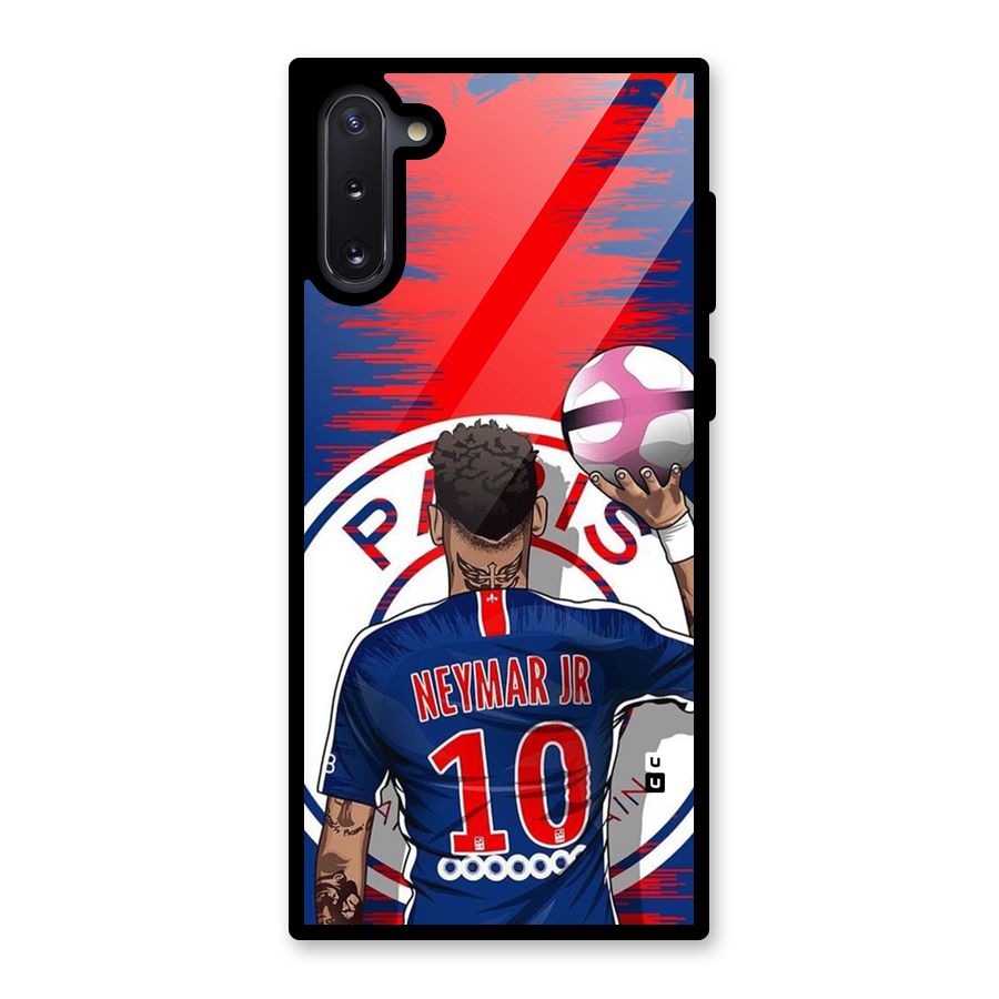 Soccer Star Junior Glass Back Case for Galaxy Note 10