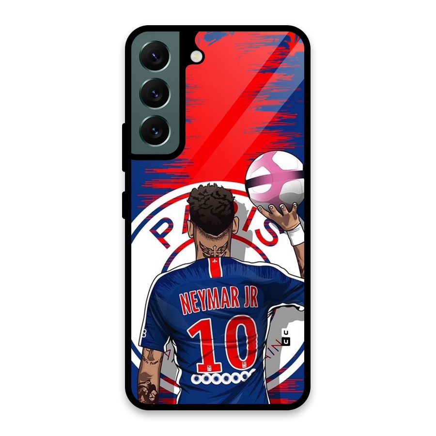 Soccer Star Junior Glass Back Case for Galaxy S22 5G