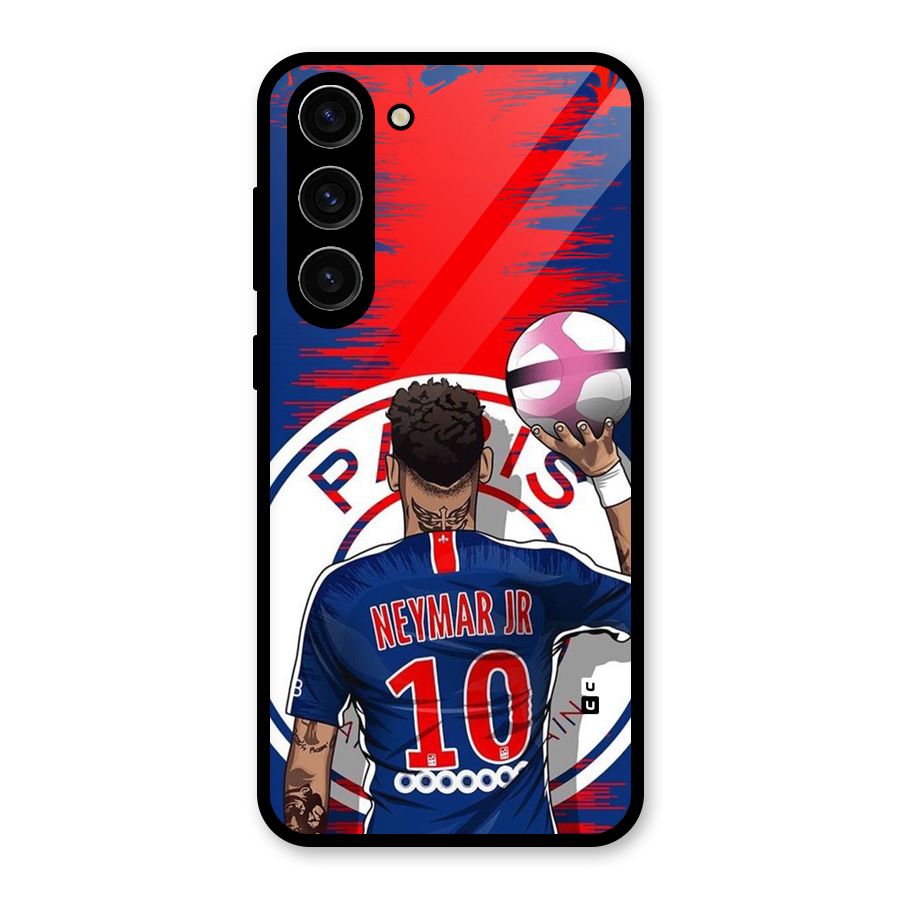 Soccer Star Junior Glass Back Case for Galaxy S23 Plus