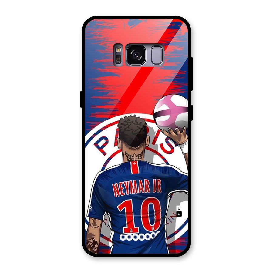 Soccer Star Junior Glass Back Case for Galaxy S8