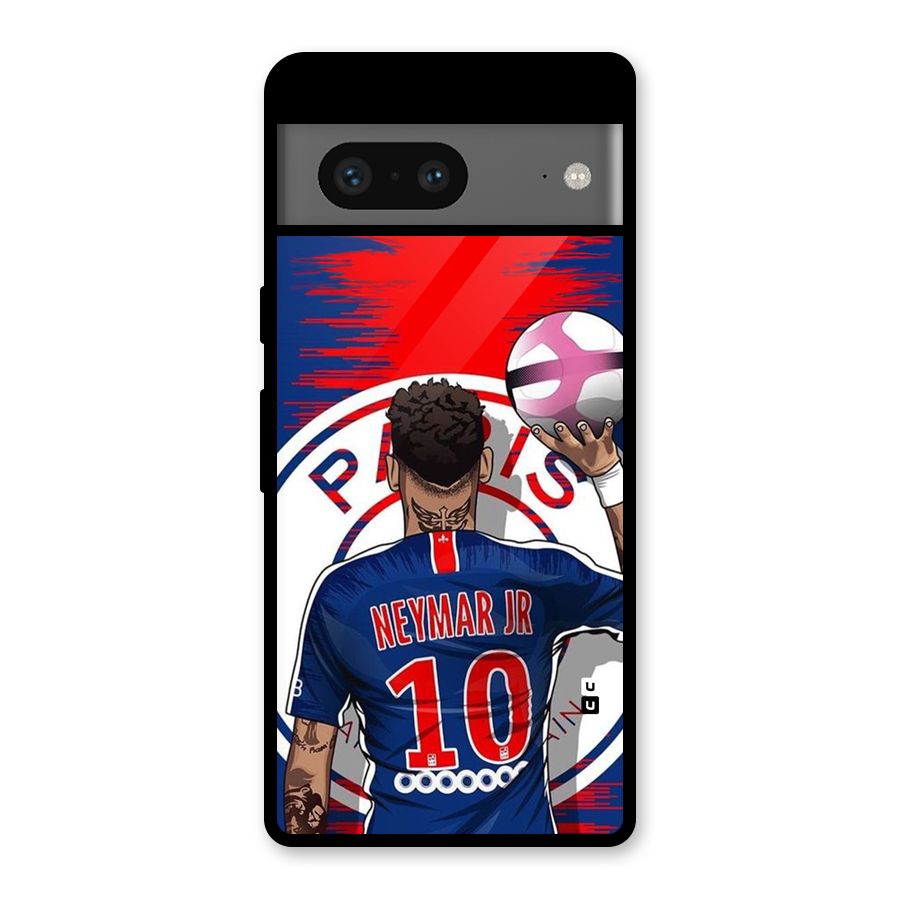 Soccer Star Junior Glass Back Case for Google Pixel 7