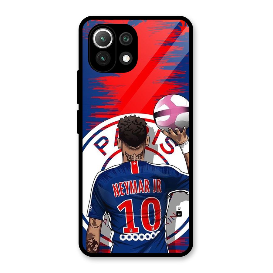 Soccer Star Junior Glass Back Case for Mi 11 Lite
