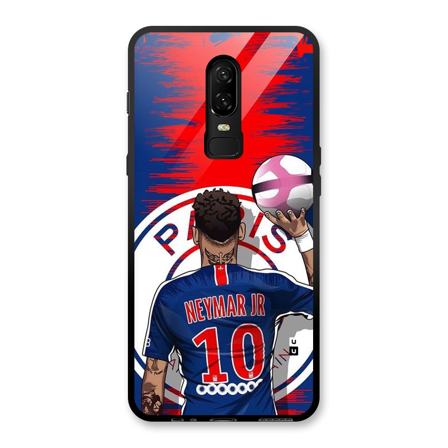 Soccer Star Junior Glass Back Case for OnePlus 6