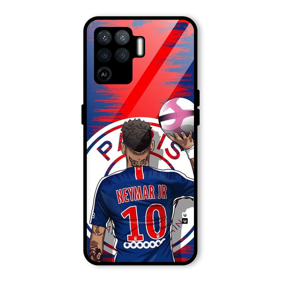Soccer Star Junior Glass Back Case for Oppo F19 Pro