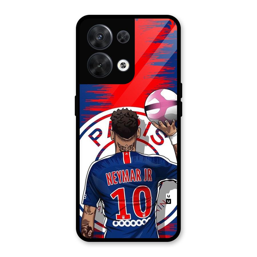 Soccer Star Junior Glass Back Case for Oppo Reno8 5G