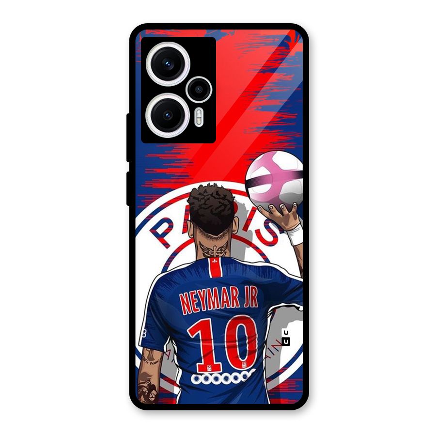 Soccer Star Junior Glass Back Case for Poco F5