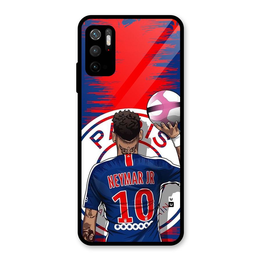 Soccer Star Junior Glass Back Case for Poco M3 Pro 5G
