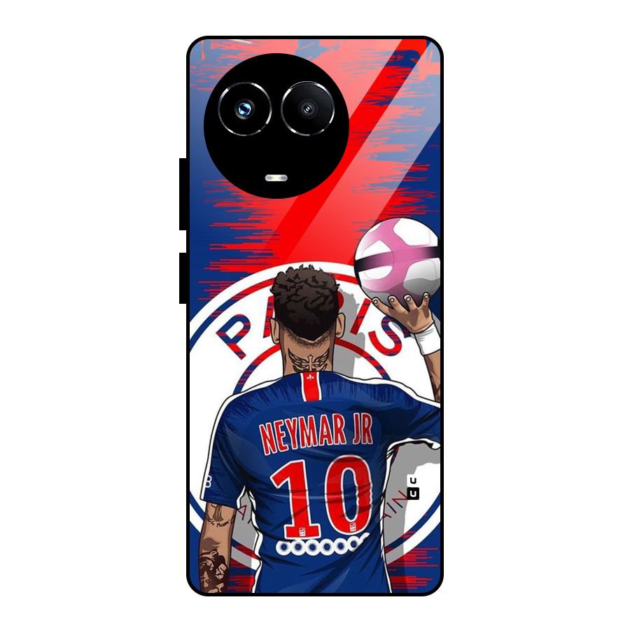Soccer Star Junior Glass Back Case for Realme Narzo 60X