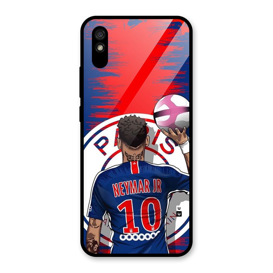 Soccer Star Junior Glass Back Case for Redmi 9A