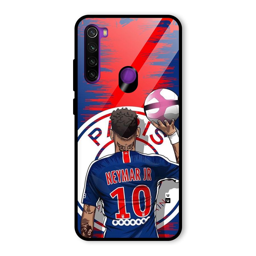 Soccer Star Junior Glass Back Case for Redmi Note 8