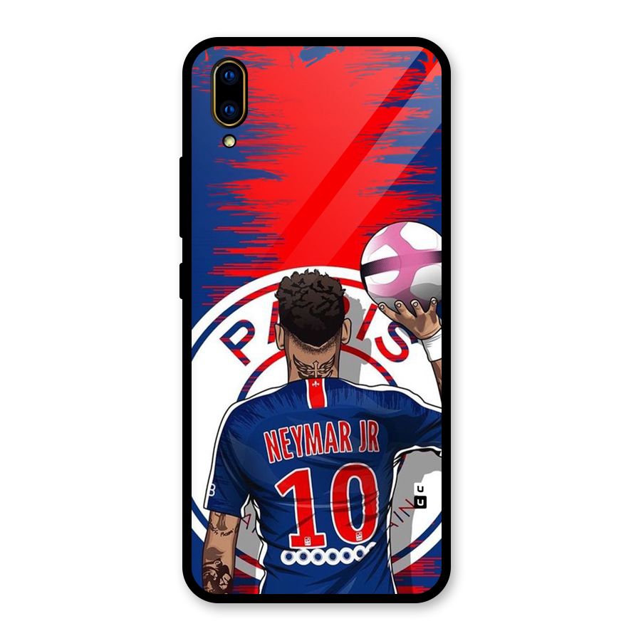 Soccer Star Junior Glass Back Case for Vivo V11 Pro