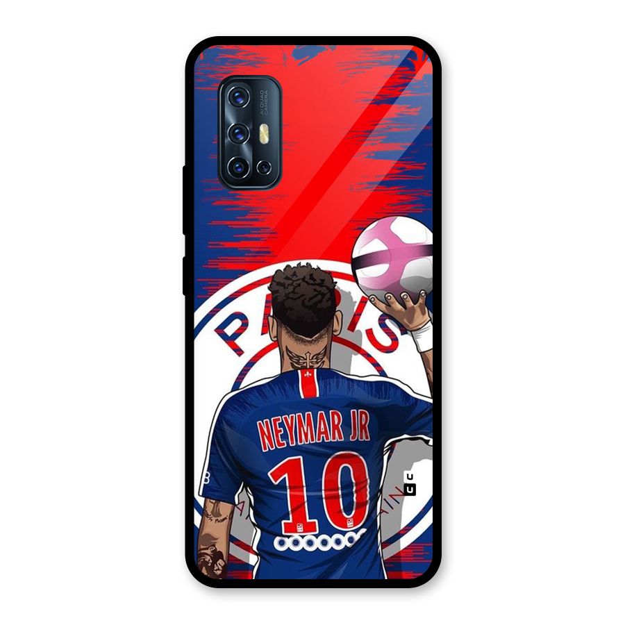 Soccer Star Junior Glass Back Case for Vivo V17