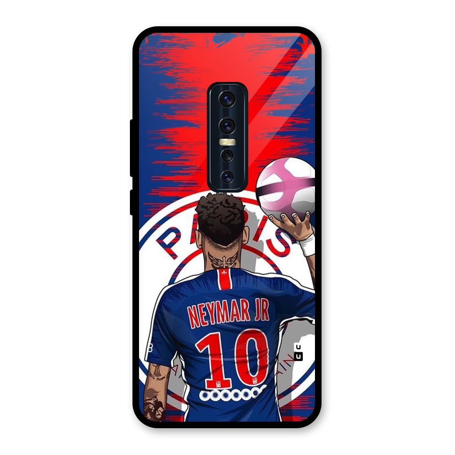 Soccer Star Junior Glass Back Case for Vivo V17 Pro