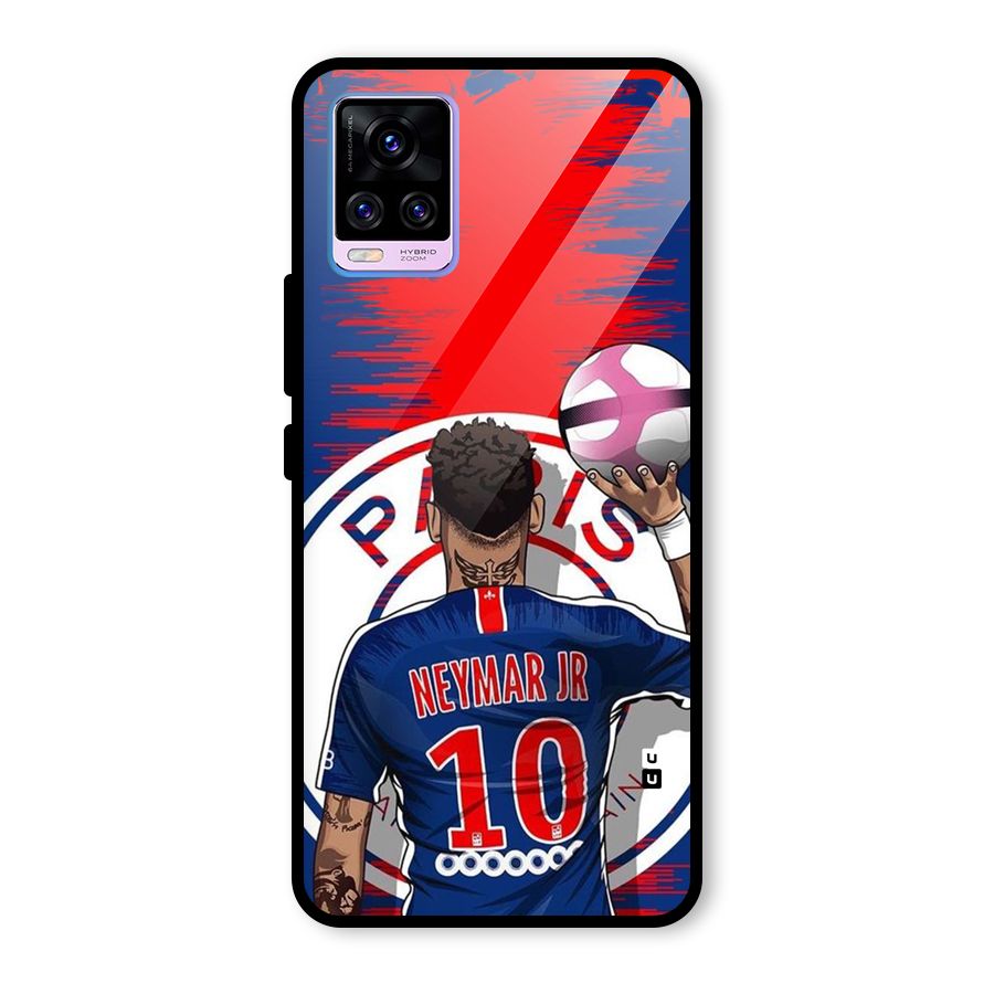 Soccer Star Junior Glass Back Case for Vivo V20 Pro