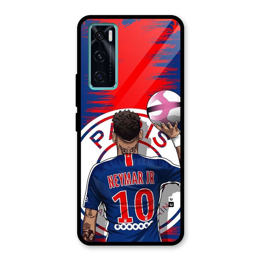 Soccer Star Junior Glass Back Case for Vivo V20 SE