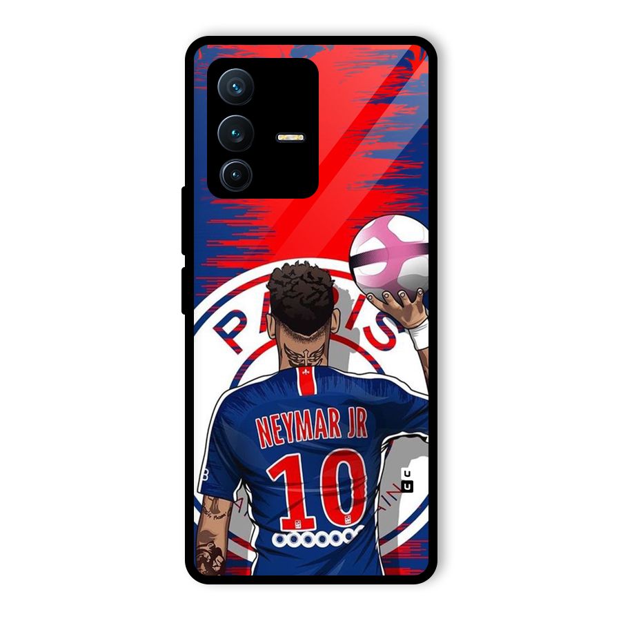 Soccer Star Junior Glass Back Case for Vivo V23 Pro