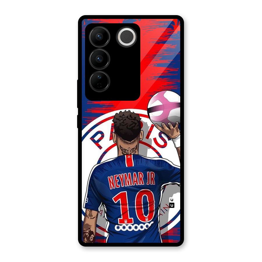 Soccer Star Junior Glass Back Case for Vivo V27