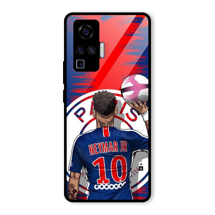 Soccer Star Junior Glass Back Case for Vivo X50 Pro