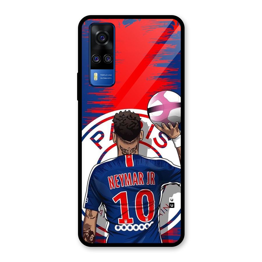 Soccer Star Junior Glass Back Case for Vivo Y31