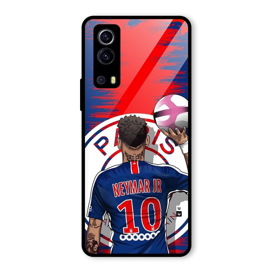 Soccer Star Junior Glass Back Case for Vivo iQOO Z3