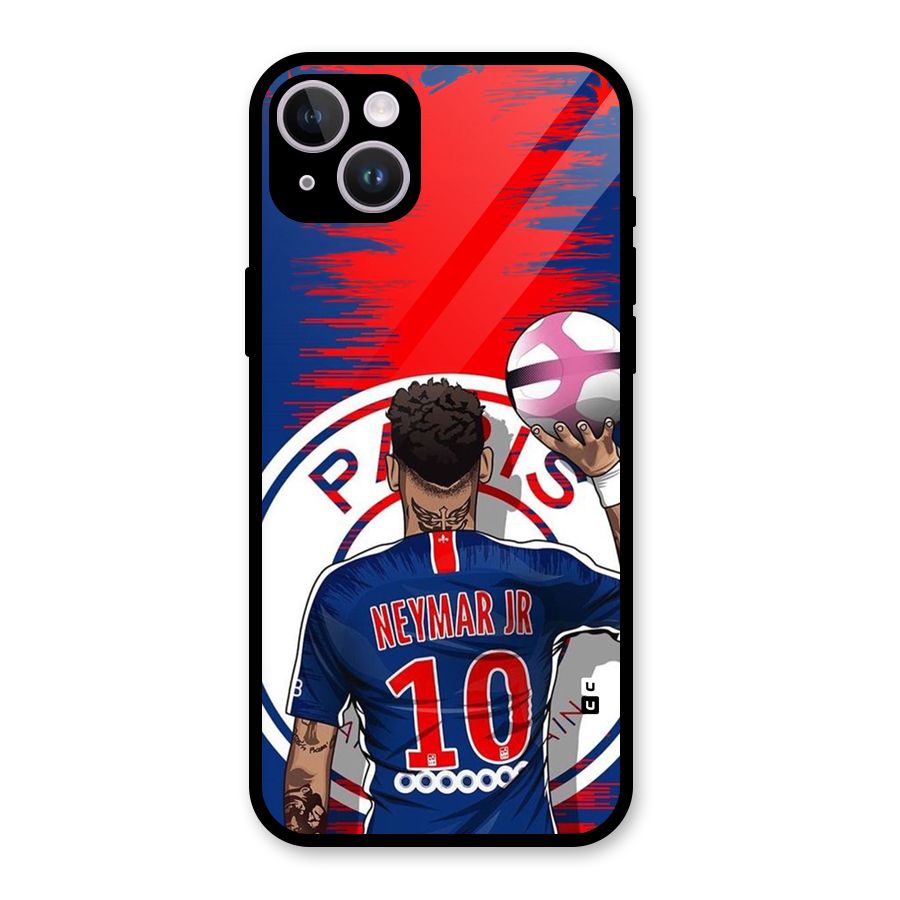 Soccer Star Junior Glass Back Case for iPhone 14 Plus