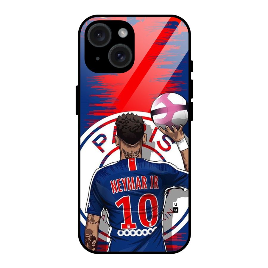 Soccer Star Junior Glass Back Case for iPhone 15