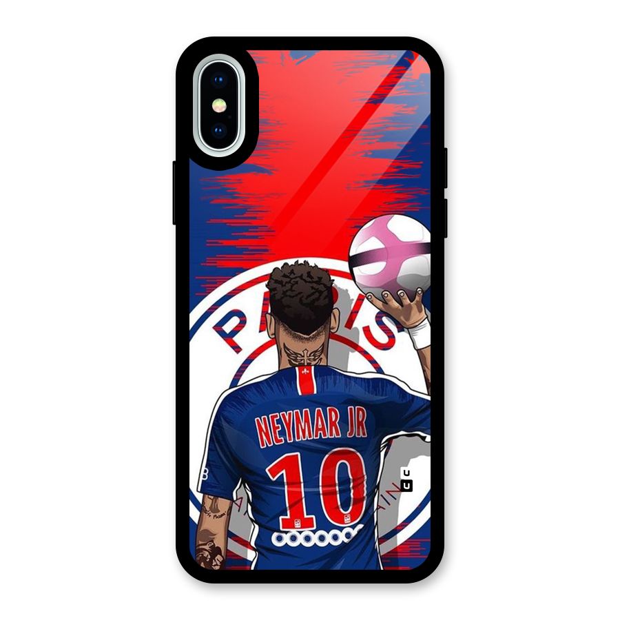 Soccer Star Junior Glass Back Case for iPhone X