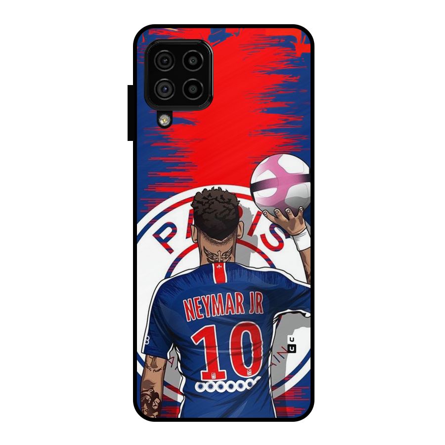 Soccer Star Junior Metal Back Case for Galaxy A22 4G