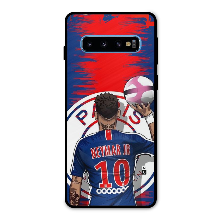 Soccer Star Junior Metal Back Case for Galaxy S10