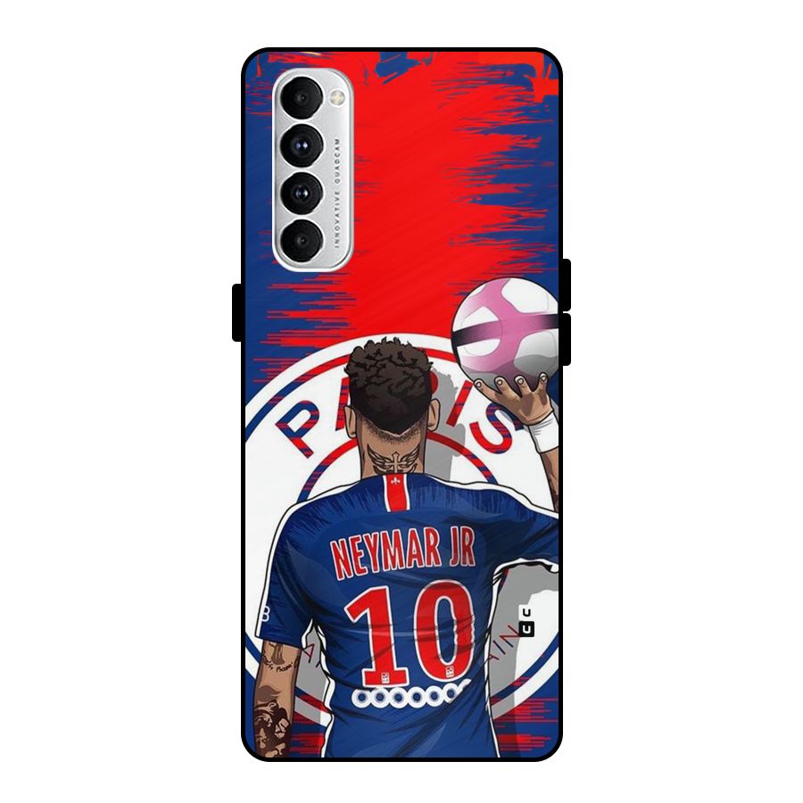 Soccer Star Junior Metal Back Case for Oppo Reno4 Pro