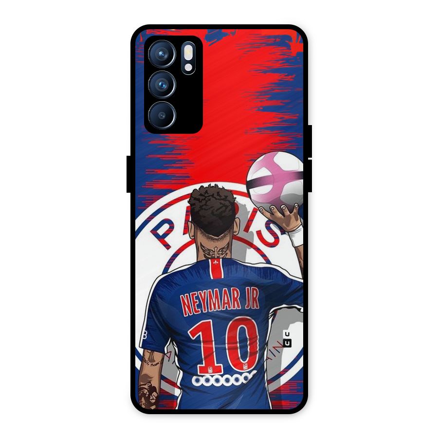 Soccer Star Junior Metal Back Case for Oppo Reno6 5G