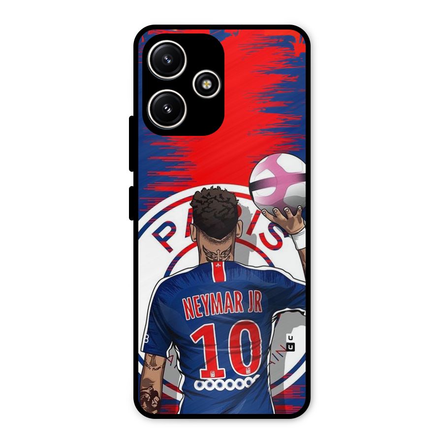 Soccer Star Junior Metal Back Case for Poco M6 Pro