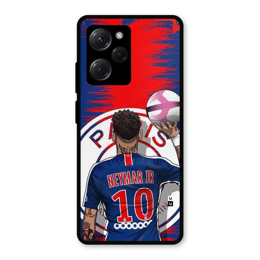 Soccer Star Junior Metal Back Case for Poco X5 Pro