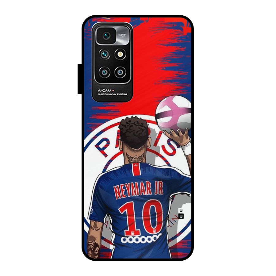 Soccer Star Junior Metal Back Case for Redmi 10 Prime