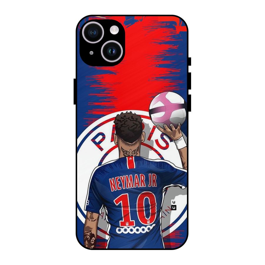 Soccer Star Junior Metal Back Case for iPhone 14 Plus