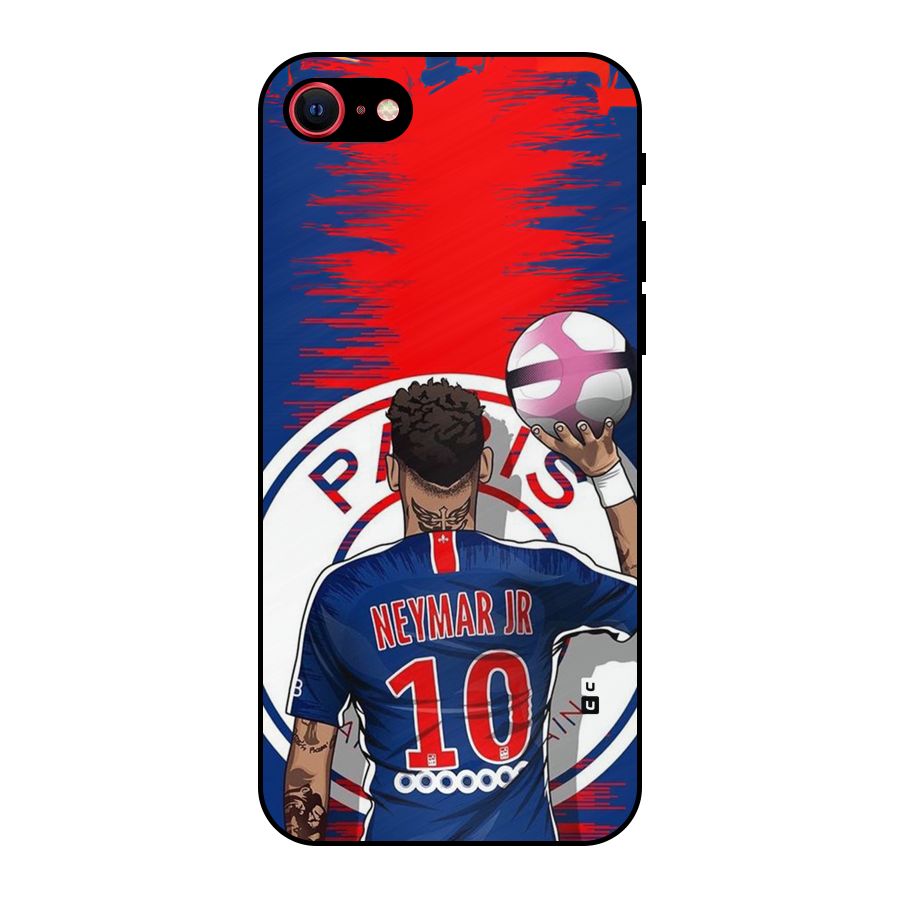 Soccer Star Junior Metal Back Case for iPhone 8