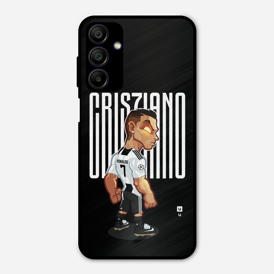 Soccer Star Metal Back Case for Galaxy A15 5G