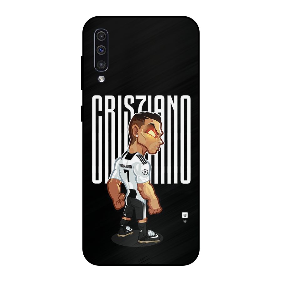 Soccer Star Metal Back Case for Galaxy A50