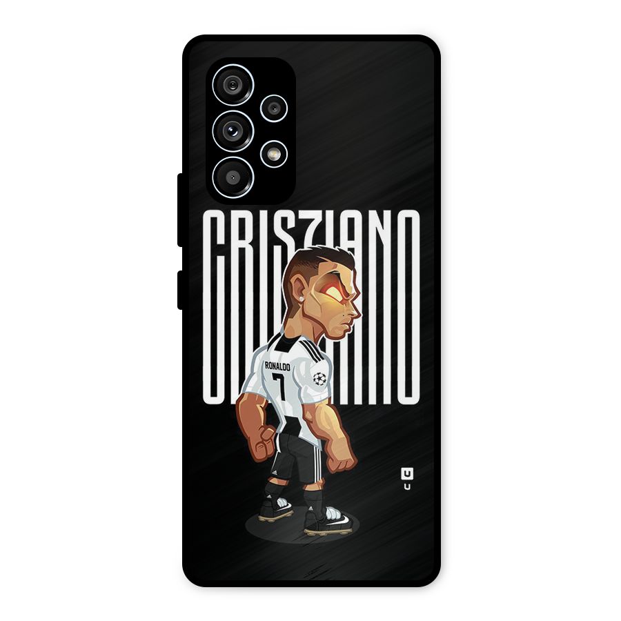 Soccer Star Metal Back Case for Galaxy A53 5G