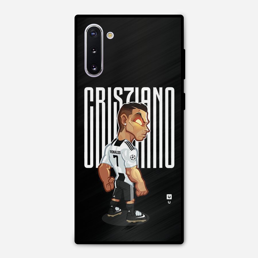 Soccer Star Metal Back Case for Galaxy Note 10
