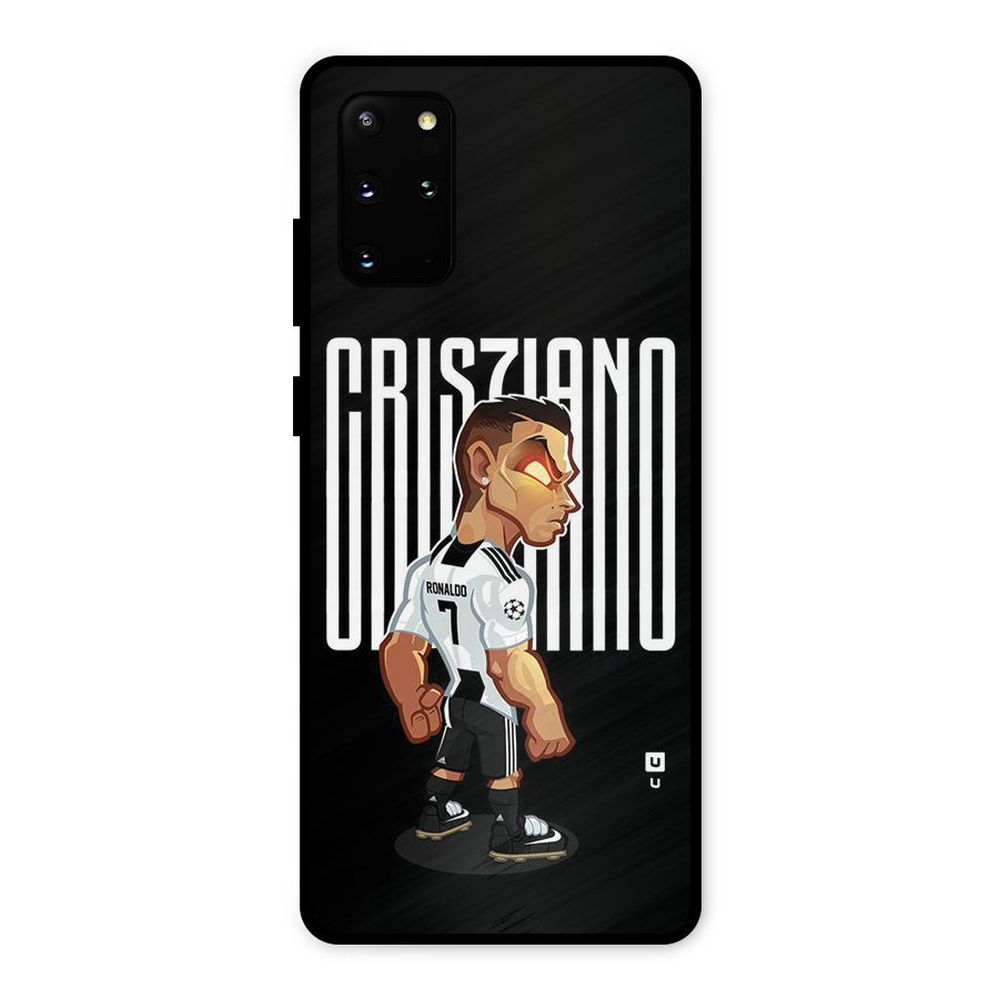 Soccer Star Metal Back Case for Galaxy S20 Plus