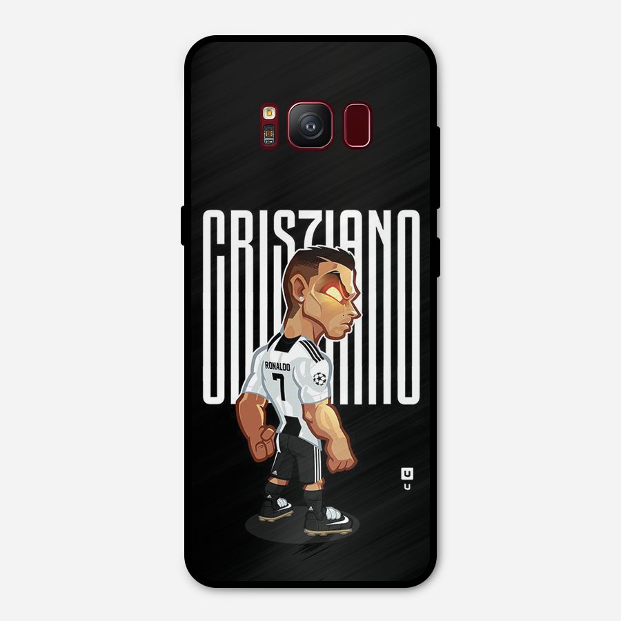 Soccer Star Metal Back Case for Galaxy S8