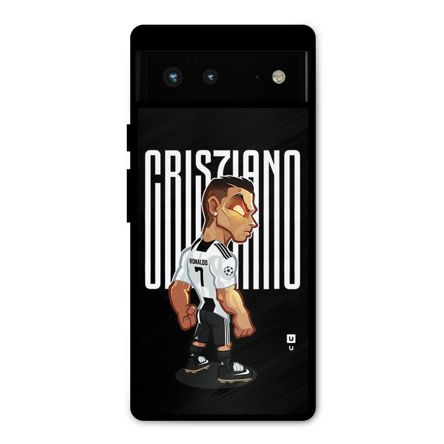 Soccer Star Metal Back Case for Google Pixel 6